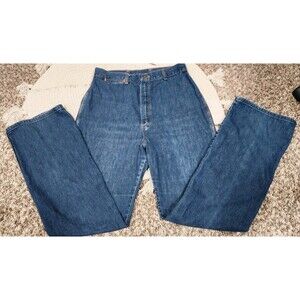 Wrangler Womens High Waist Hippie Jeans 70's  Coin Pocket Made In USA Sz 30X33